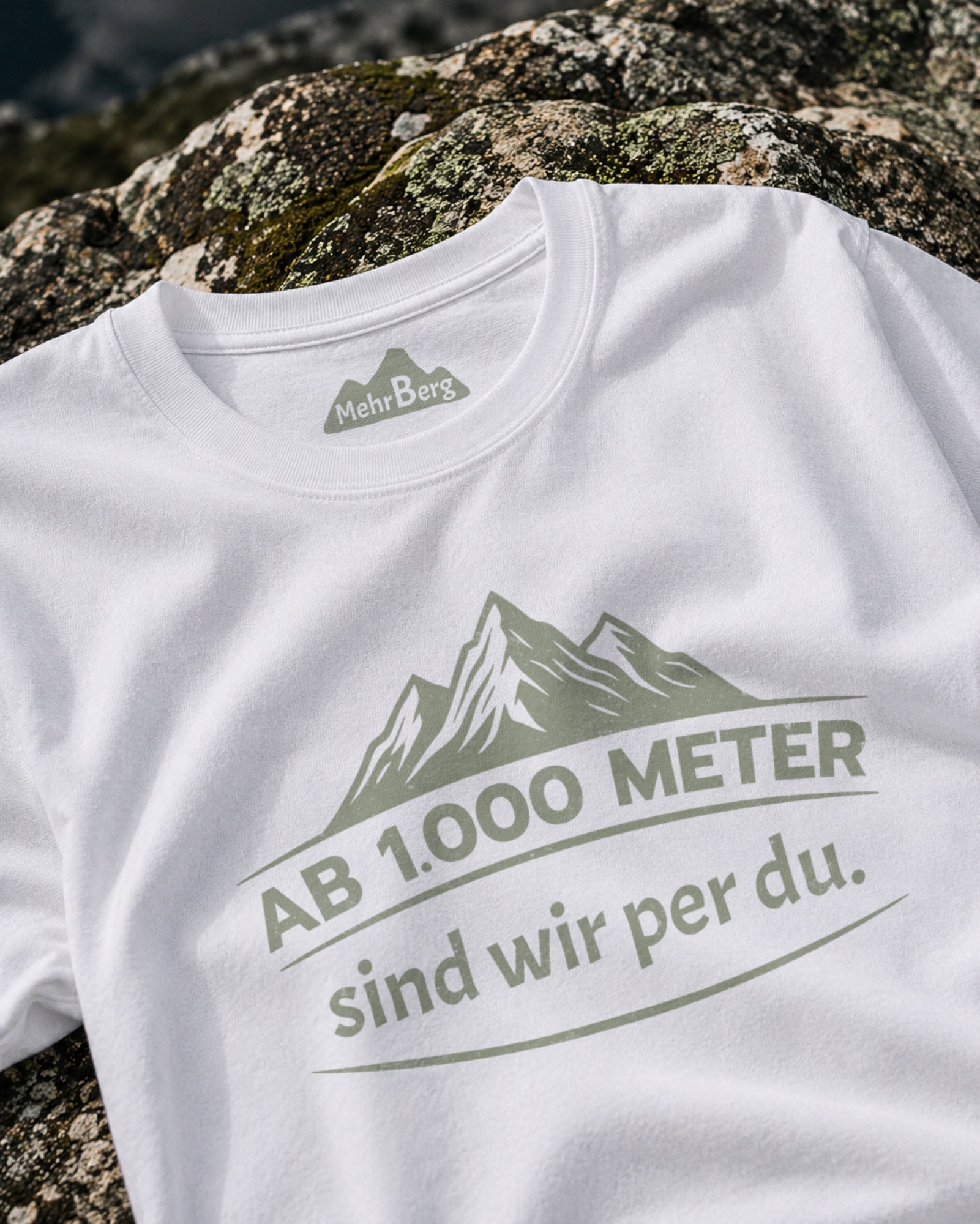 Ab 1.000 Meter sind wir per du. Damen Premium Bio T-Shirt