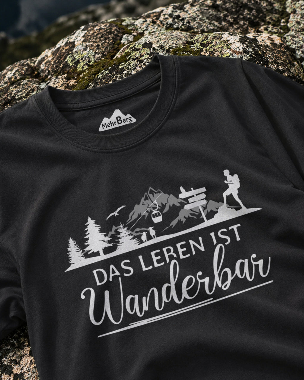 Das Leben ist Wanderbar Damen Premium Bio T-Shirt