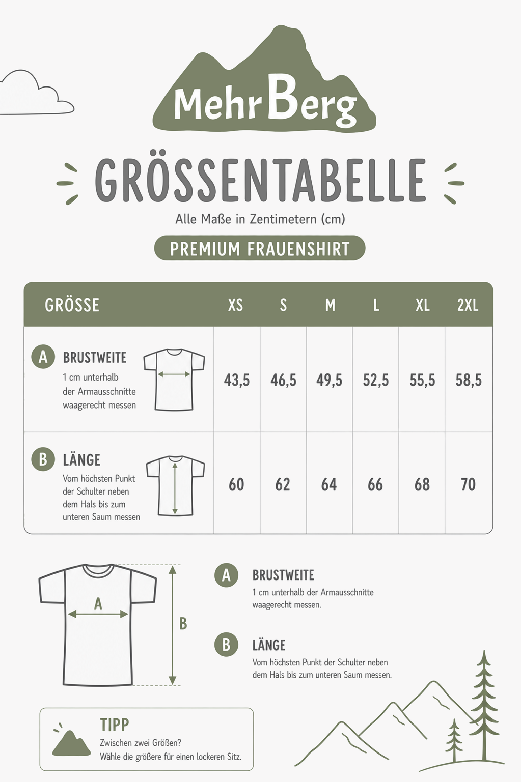 Das Leben ist Wanderbar Damen Premium Bio T-Shirt