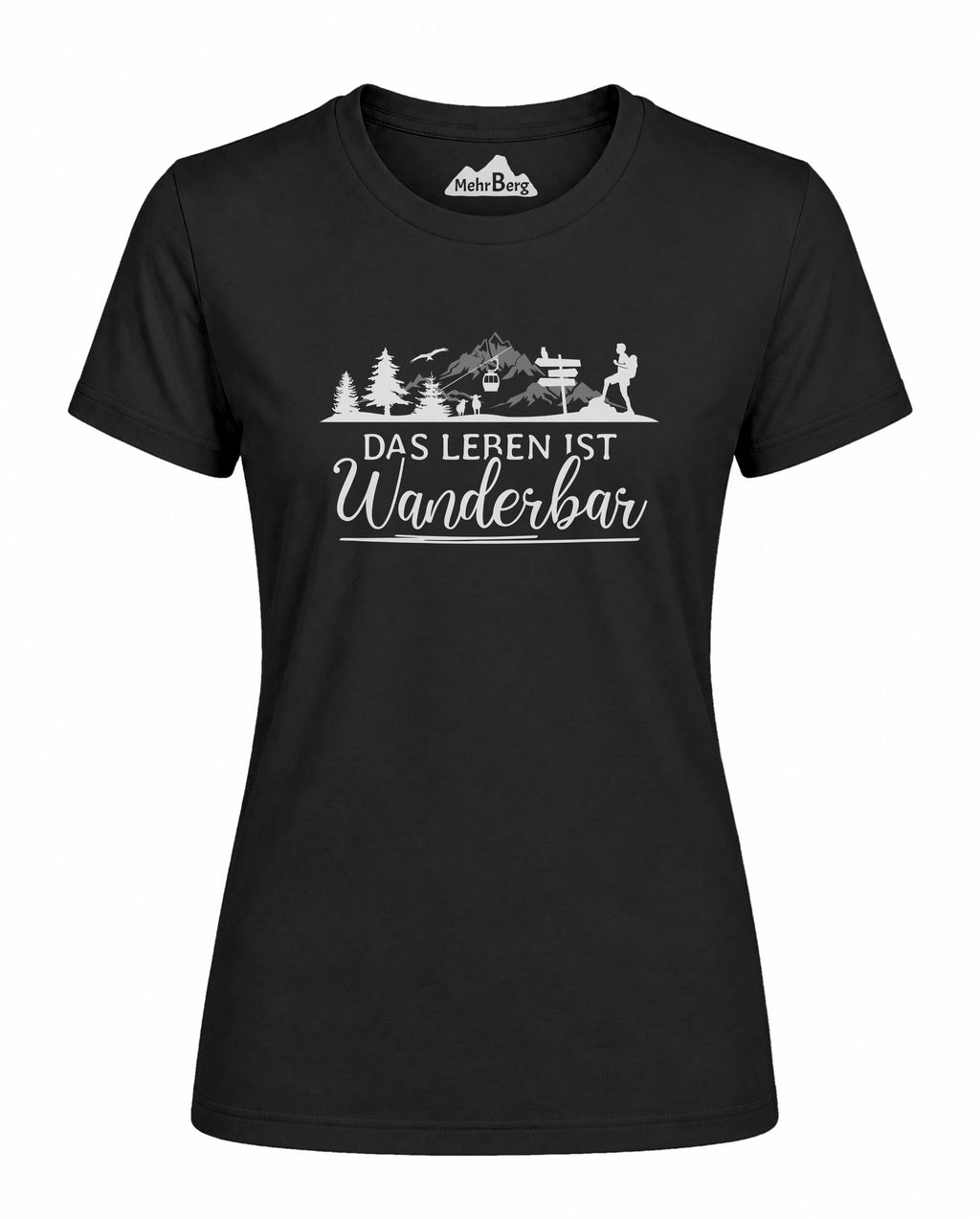 Das Leben ist Wanderbar Damen Premium Bio T-Shirt